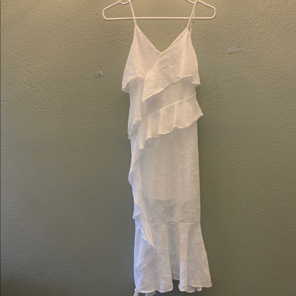 Wild Fable Asymmetrical White Dress